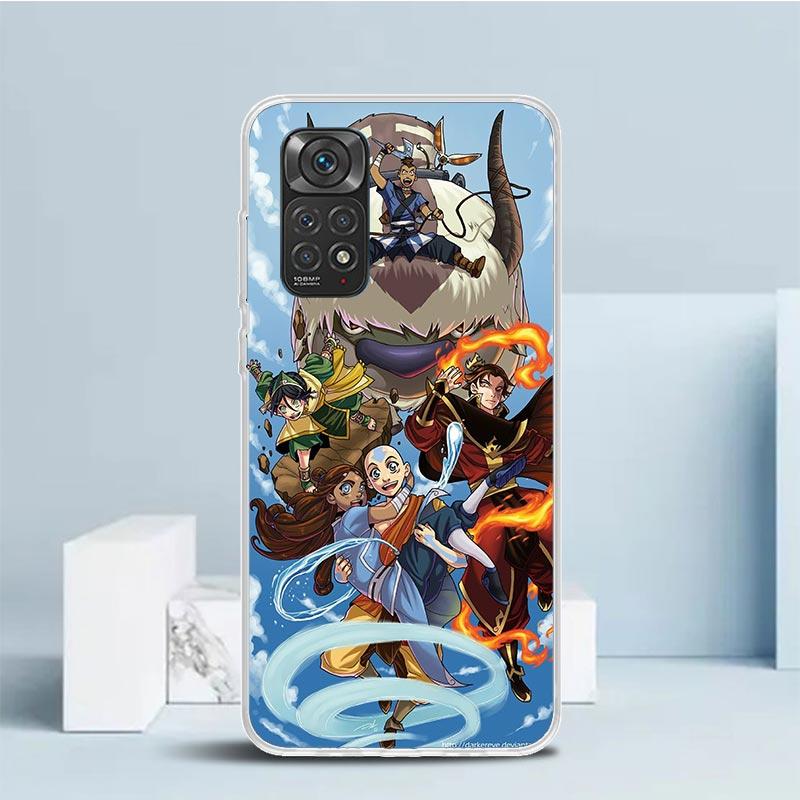 Anime Avatar The Last Airbender Phone Case For Xiaomi Redmi Note 15 14 14S 13 12S 12 Pro Plus 11S 11 11T 11E 10S 10 + Soft TPU B