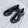FashionIncrease Leather Derby Shoes for Men Fashion Casual Designer Platform Shoes Male English Black Autumn Winter Men's Dress Shoes