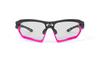 Rudy Project FOTONYK Sport Matte Black Bumper ImpactX2 Photochromic Black Sunglasses, Frame, Fuchsia, Lenses, SP457306-0004