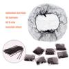 50Pcs Nylon Invisible Disk Hair Net Girls Hair Accessories Fashion Lace Hair Net Headbands