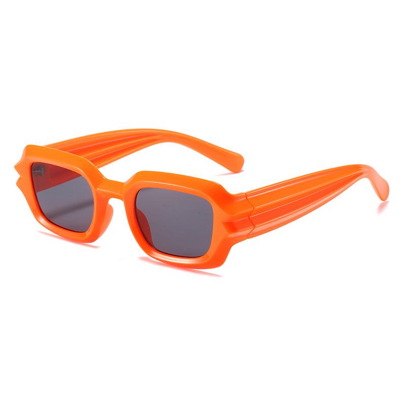 

Box Sunglasses Cyberpunk Personality Sunglasses Corrugated Legs Hip Hop Sunglasses Regular
