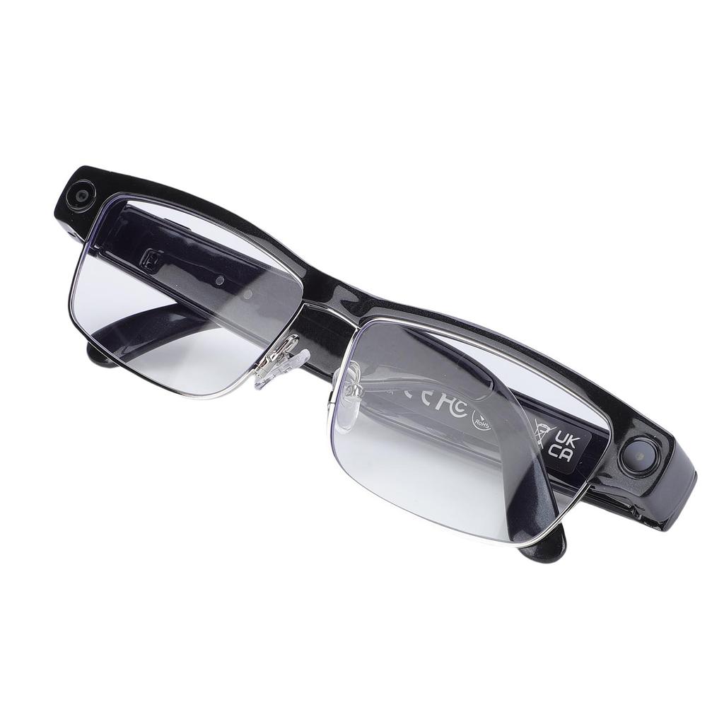 AI Smart Glasses with 8MP Camera HD Dual Mic Noise Reduction WiFi Bluetooth Glasses for Music and Calls