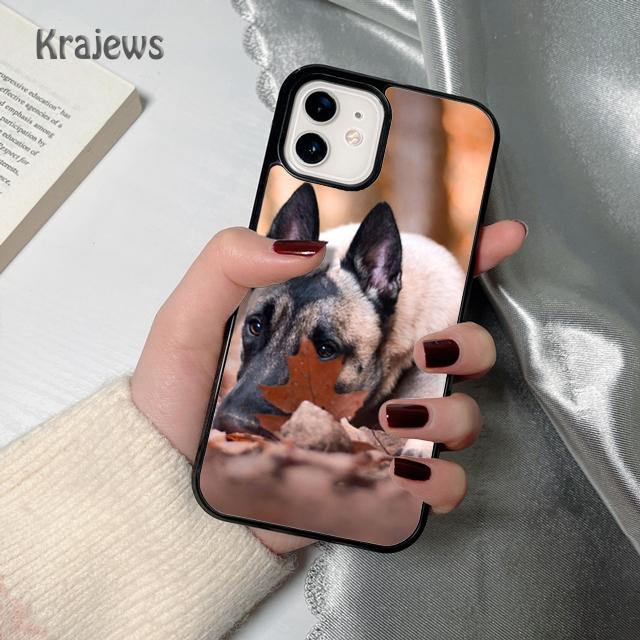 Belgian Malinois Puppy Dog soft Phone Case Cover For iPhone 17 Air 16 15 14 plus 12 13 pro max coque Fundas