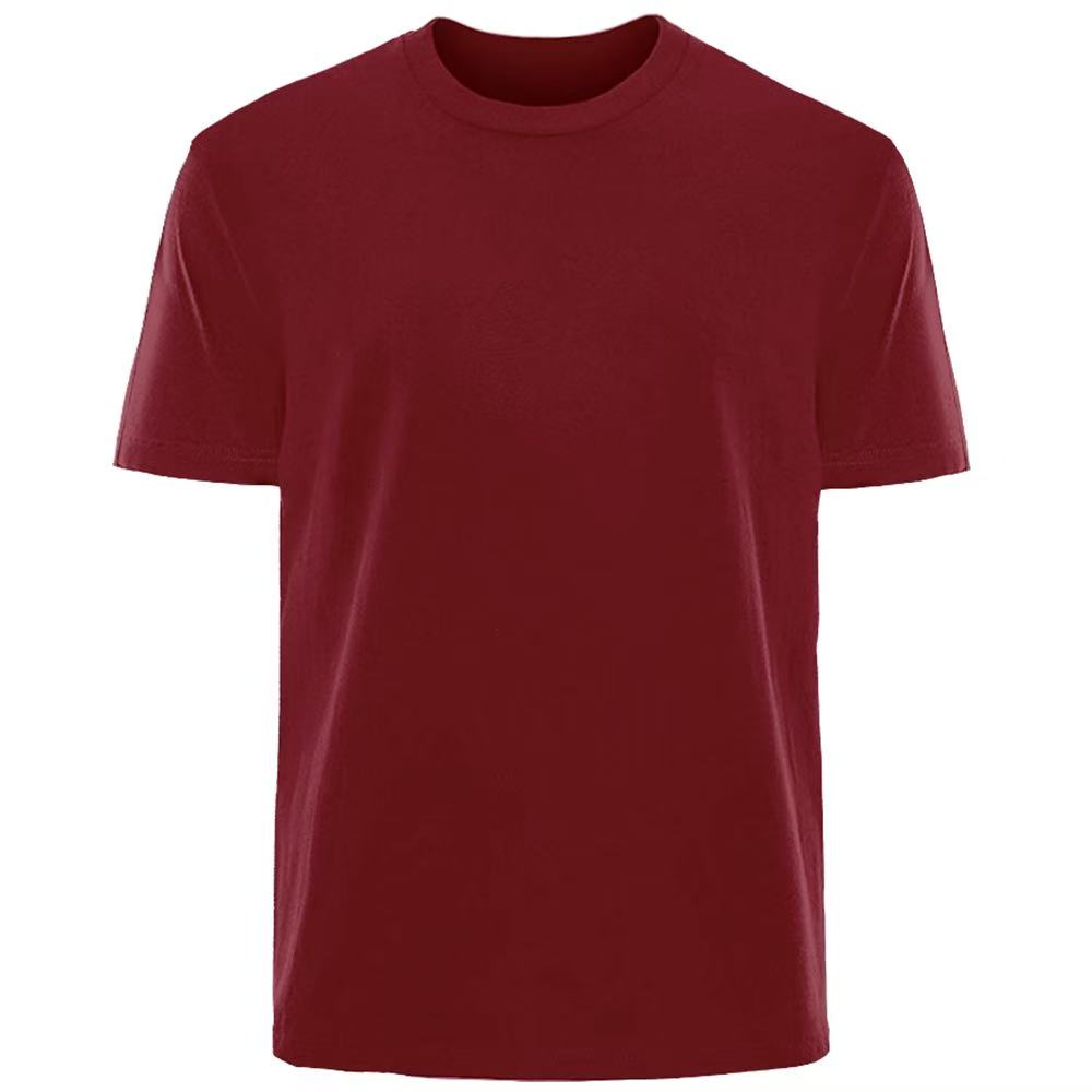 Letní móda trend čistá bavlna jednobarevná čistě bílá čistě černá poloviční rukáv krátký rukáv tričko pánské pár kulatý výstřih volné