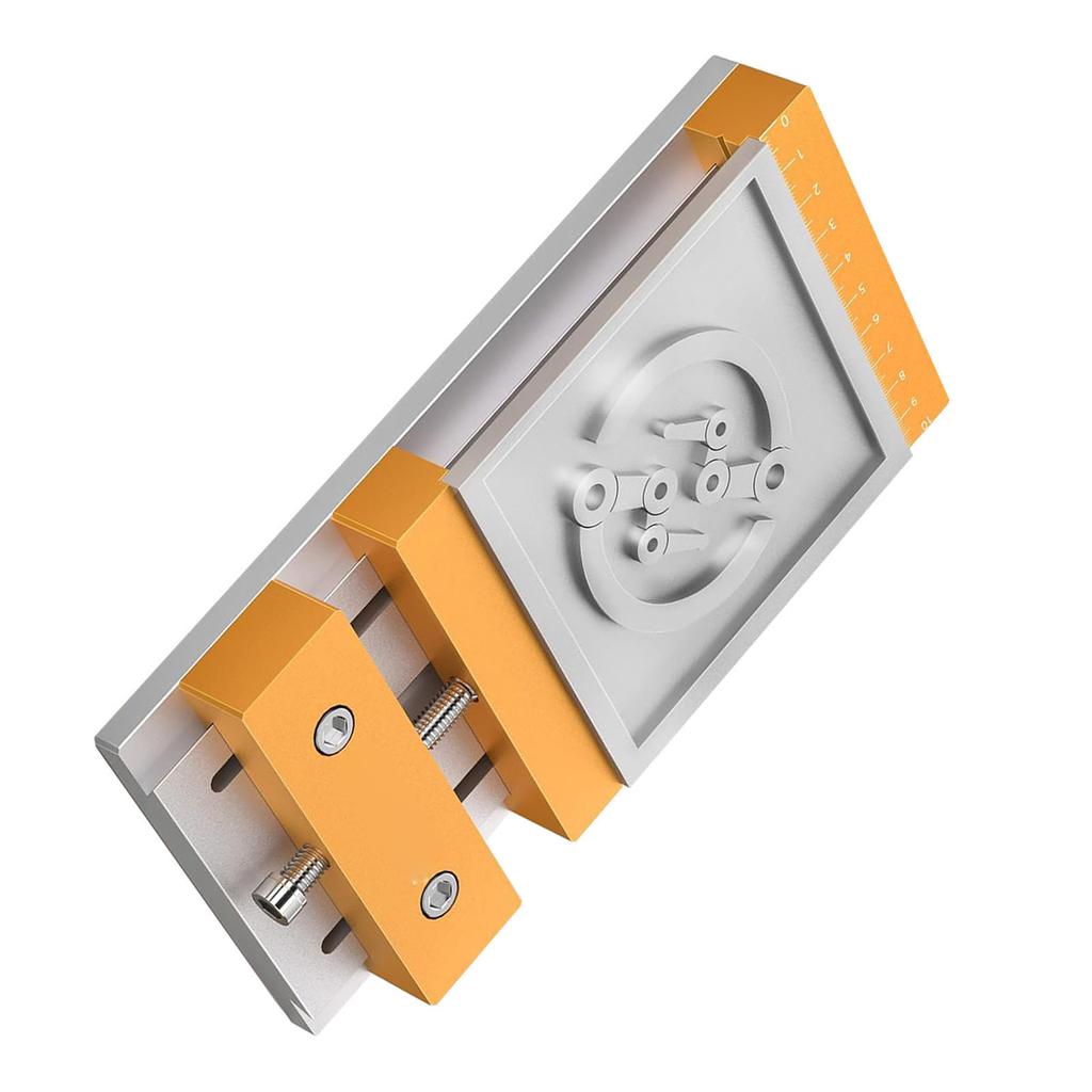 CNC-Schraubstock-Arbeitstisch für Desktop-CNC-Fräsmaschine Präziser 136mm Spannbereich Stabil für Holzbearbeitung Metallbearbeitung