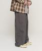 CARGOBROS Nylon Loop String Wide Pants (Charcoal)