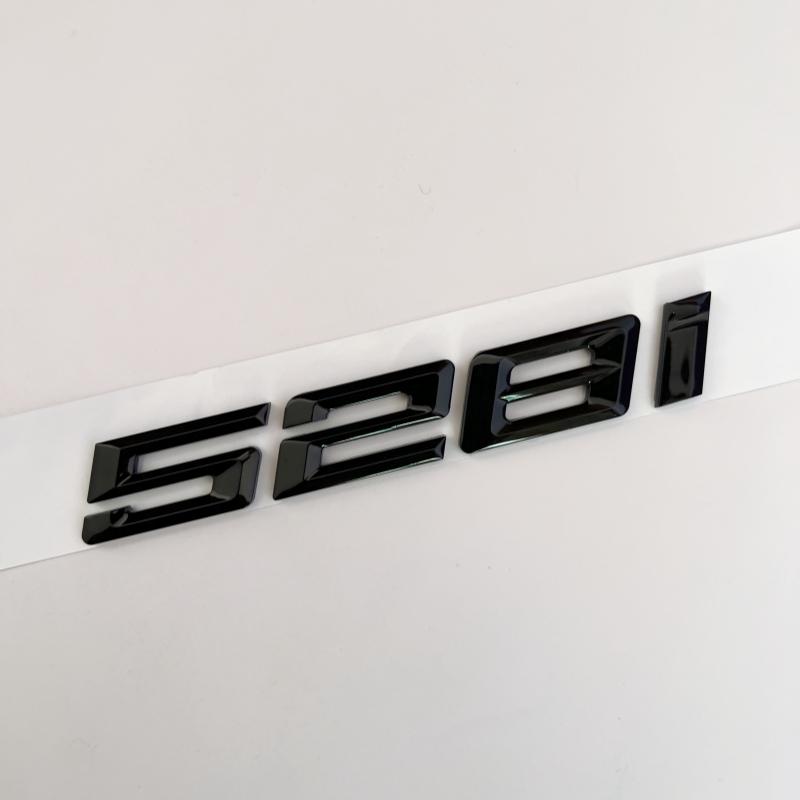 Car 3D ABS Trunk Letters Logo Badge Emblem Decal Sticker For BMW 5 series 520i 525i 528i 530i 535i 540i E39 E60 E61 F10 F11 G30