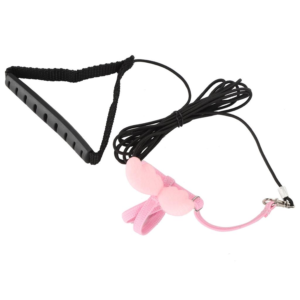 Outdoor Haustier Vogel Niedlich Geschirr Leine Papageien Flugtraining Verstellbare SeilgurtePink S