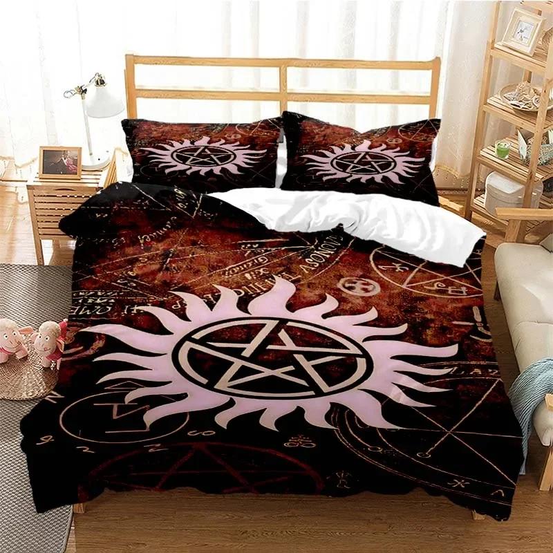 Supernatural 3D Printed Duvet Cover Set Twin Full Queen King Size Bedding Set Bed Linens Bedclothes Comforter Bedding Sets