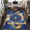 Crystal Velvet Rug Fenerbahçe FC Print Custom Name Text Floor Mat Home Decor