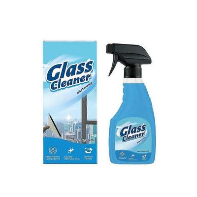 Professioneller Glasreiniger Spray Hohe Effizienz Streifenfreie Formel für Fenster Spiegel Autos Fliesen Mehrzweck Schnell Wirksam 237ml