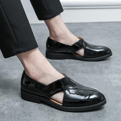 FashionBrand Summer Hollow New Fashion Men Loafers Men Leather Casual Shoe High Quality Adult Moccasins Men Driving Shoes Male Footwear