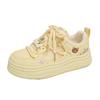 Fashion 2025 New Spring Comfortable Breathable Mesh Shoes Korean Version Students Sports Versatile Casual Shoes Platform Sneakers Women