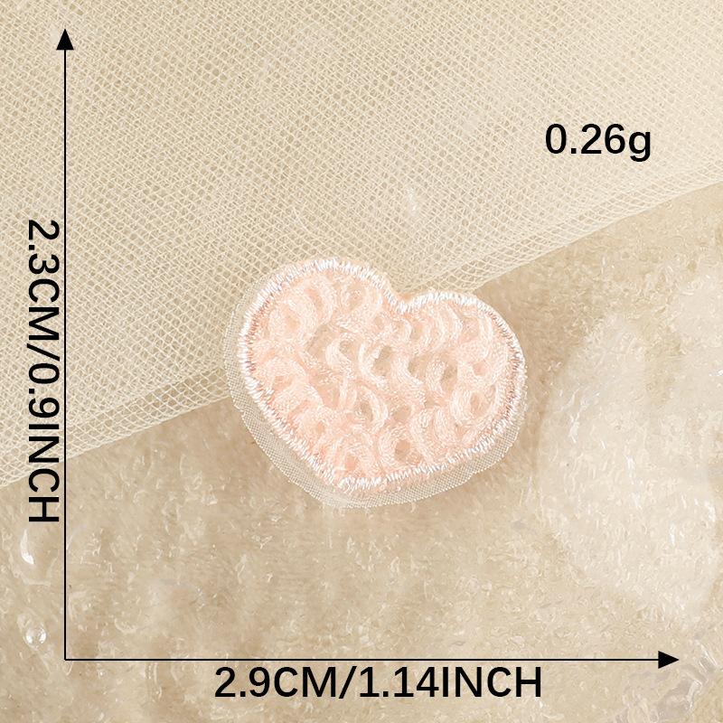 Computer Embroidery Label Jewelry Accessories Embroidery Love Strawberry Clothing Accessories Patch Sticker Handmade Diy Cloth Label Cloth Sticker