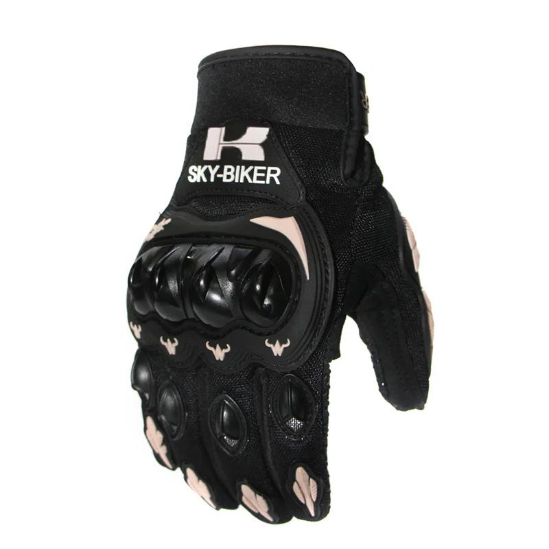 

Мотоциклетные перчатки Дышащие Перчатки для гонок во всю длину пальцев Защита для занятий спортом на открытом воздухе Перчатки для езды на кроссовом мотоцикле Guantes Moto Новые M серый