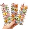 10Pcs/Sheet  Cartoon Fruit Animal Pattern Tight Hair Tie Hair Band Hair Accessories