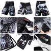 MMA UFC Shorts Pants Muay Thai Martial Arts Kickboxing Boxing Fight Unisex Men Women Kid Quick Dry Print Elastic Polyester Training