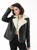 Winter Fashion Overcoat Thick Fur One-Piece Large Size Jacket Women's Leather Coat Custom