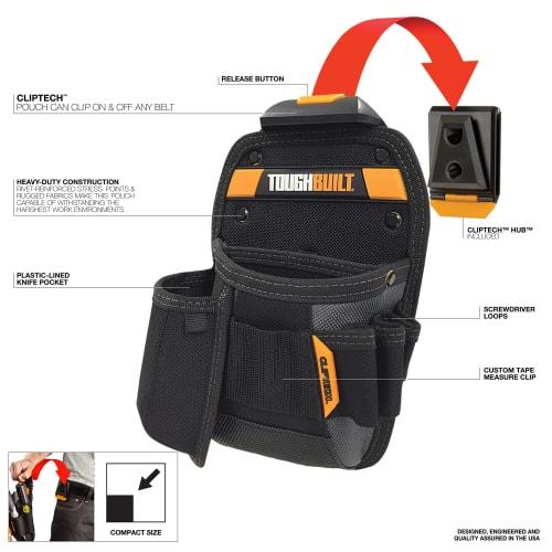KNICKS TOUGHBUILT TB-CT-26 Universal Pouch with Knife Pocket