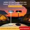 Nordic Solar-Powered Touch Dimming Night Lamp, USB Rechargeable LED for Bedroom
