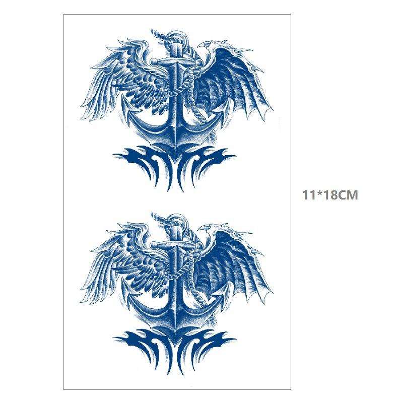 Emmy Herbal Gradual Change Water Transfer Simulation Can Not Wash Off Semi-Permanent Bow Deer Head Dream Catcher Tattoo Sticker