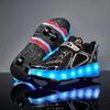 Classmate Boys' New Spring Girls' Sports Invisible Four-Wheel Retractable Roller Skating Children'S Runaway Shoes