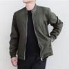 Men's Casual Loose Stand Collar Plus Size Jacket for Spring and Autumn
