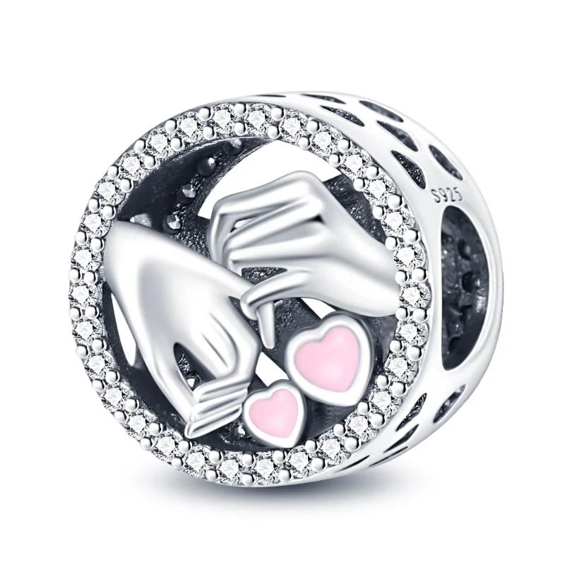 Luxury Oblate Evil Eye Galaxy Hummingbird Charms Beads For Original 3Mm Bracelets Bangle Make Diy For Women Jewelry Gift