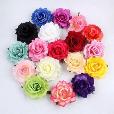 Fashion Women Bridesmaid Hair Clip Brooch Rose Flower Hairpin Wedding
