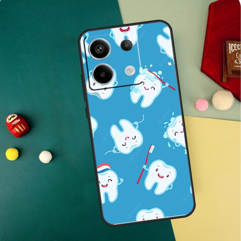 Funny Dentist Dentistry Case For Xiaomi Redmi Note 12 11 10 9 13 Pro Plus 9S 10S 11S 12S Redmi 13C 9C 10C 12C Cover
