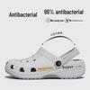 2025 Men's Antibacterial EVA Closed-Toe Non-Slip Beach Slippers - Summer, Anti-Odor Clog-Like Design