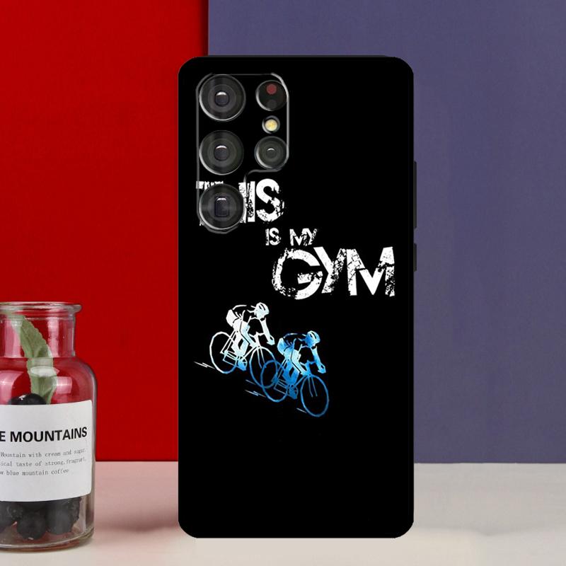 Mountain Bike Cycling Gym Funda Case For Samsung Galaxy S25 Ultra S9 S10 S20 S21 S22 Plus S23 FE S24 Ultra Phone Cover