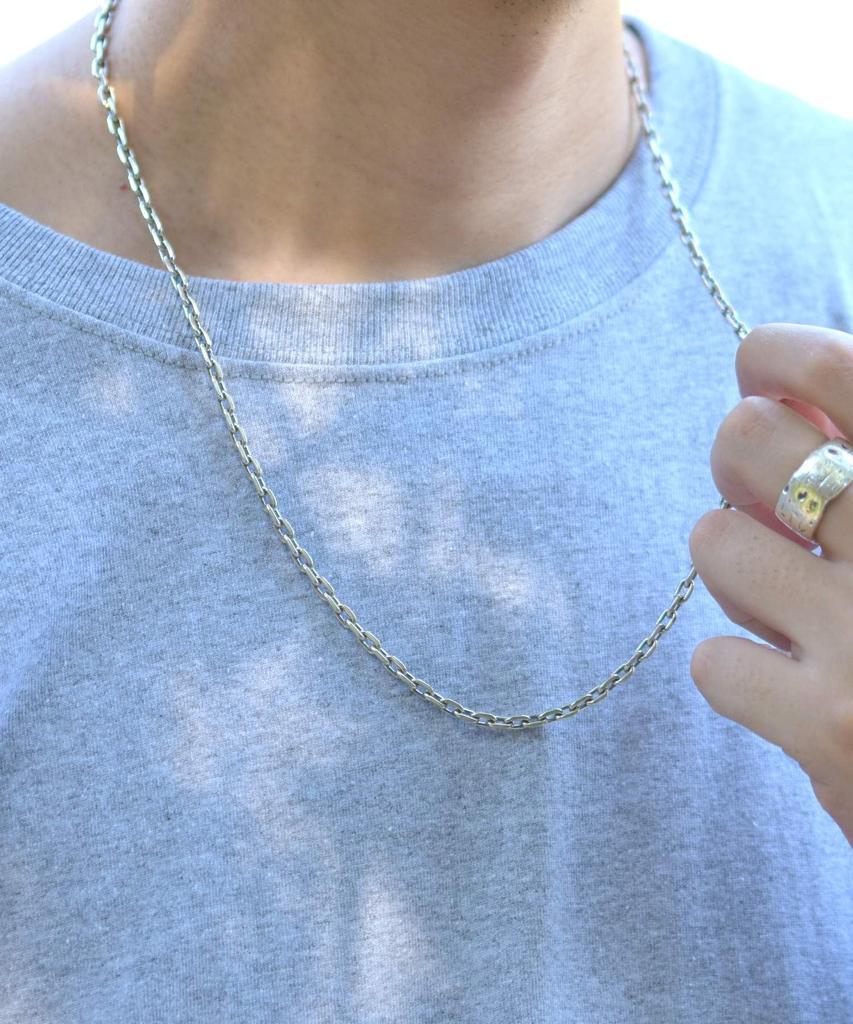 Lionheart LH BASIC Large Silver Chain Necklace, Silver 925