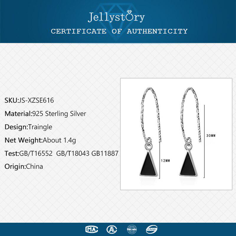 Lindon trendige Tropfenohrringe mit dreieckigem Obsidian-Ohrring für Damen, Party-Geschenk, Schmuck