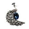Elegant High-End Peacock Crystal Brooch for Women – Perfect for Cardigans, Jackets, Shawls, and As a Stylish Corsage Pin.