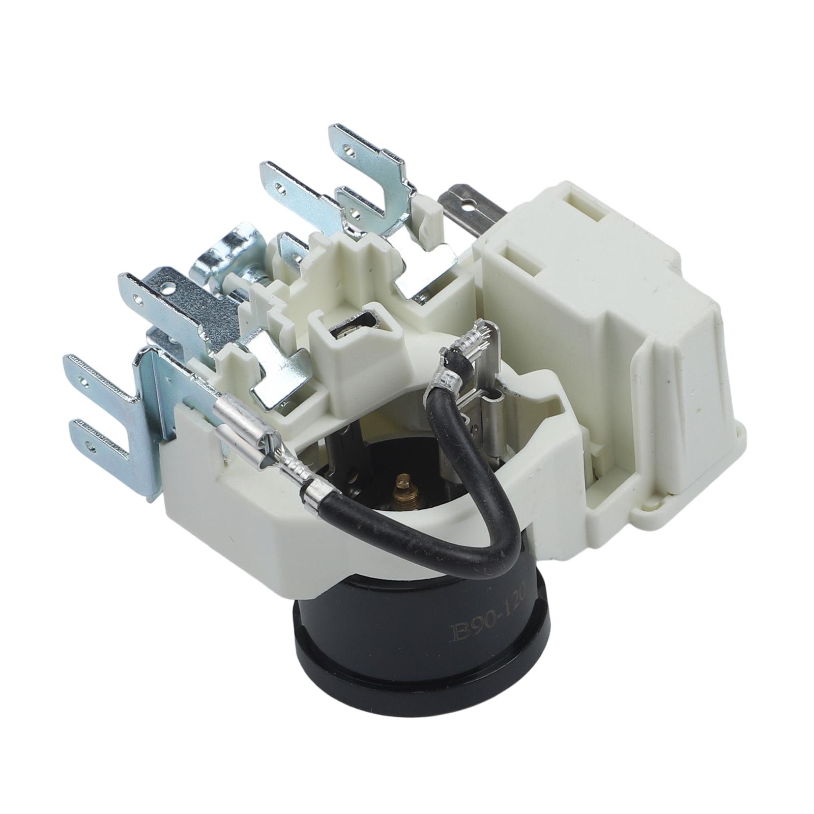 For Frestec Refrigerator Compressor PTC Starter Relay QP3-15/C Overload Protection Device White Plastic Accessory