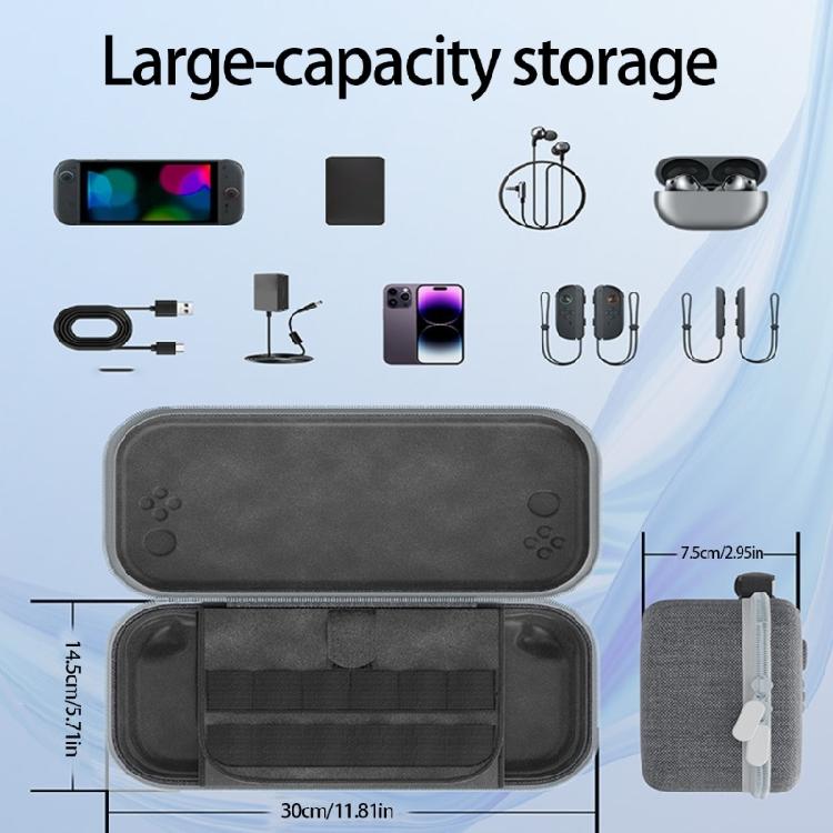 Storage Bag with Card Slot and Handle Game Console Carrying Case Scratchproof Case Shockproof Storage Box for NS2