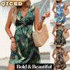 Fashion Summer Spring V-Neck Sleeveless Casual Dresses