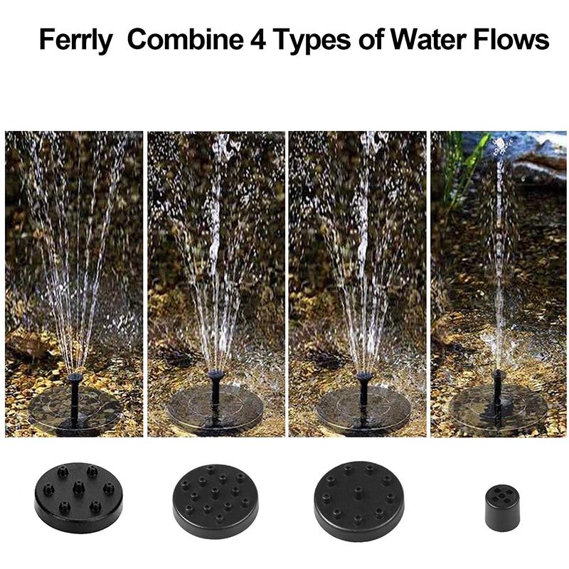 Fontana solare per esterni Fontana galleggiante Fondo per uccelli Pompa per fontana Taskota