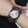 ZooooM Wide Antique Design Quartz Watch, Fashionable and Casual, Perfect Gift for Men and Women (Green) ZM-WATCH2-106-GR