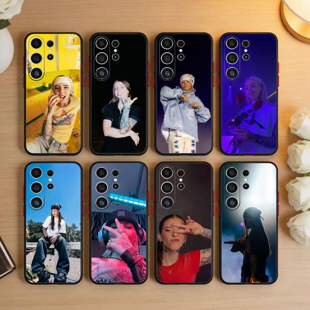 Singer Young L-Miko Phone Case For Samsung S26,S25,S24,S23,S22,S21,S20,Plus,Fe,Lite,Others Black Cover