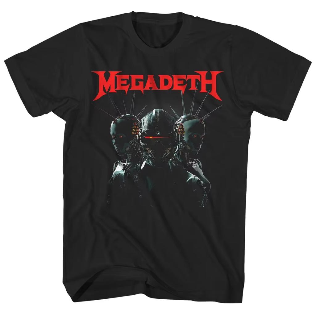 Megadeth Megadeth Band Heavy Metal Rock Punk Men's Cotton American T-Shirt Comfortable Breathable
