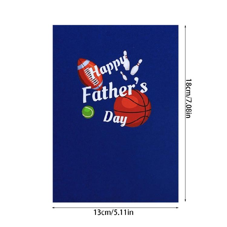 Father Day Heartwarmings 3D Blessing Card for Special Day Moment 3D Effect