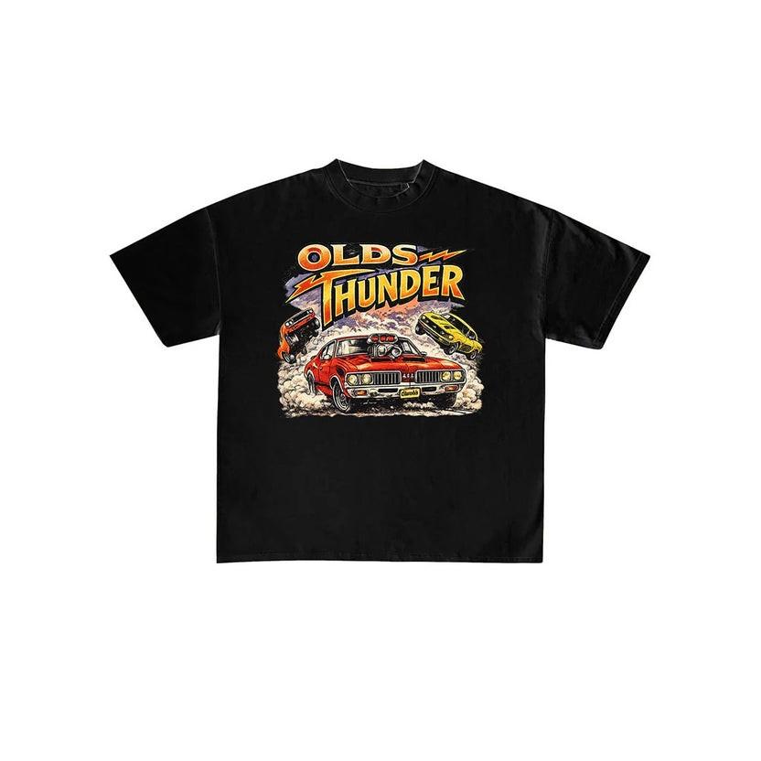 Olds Thunder Muscle Car Vintage Graphic Tee S
