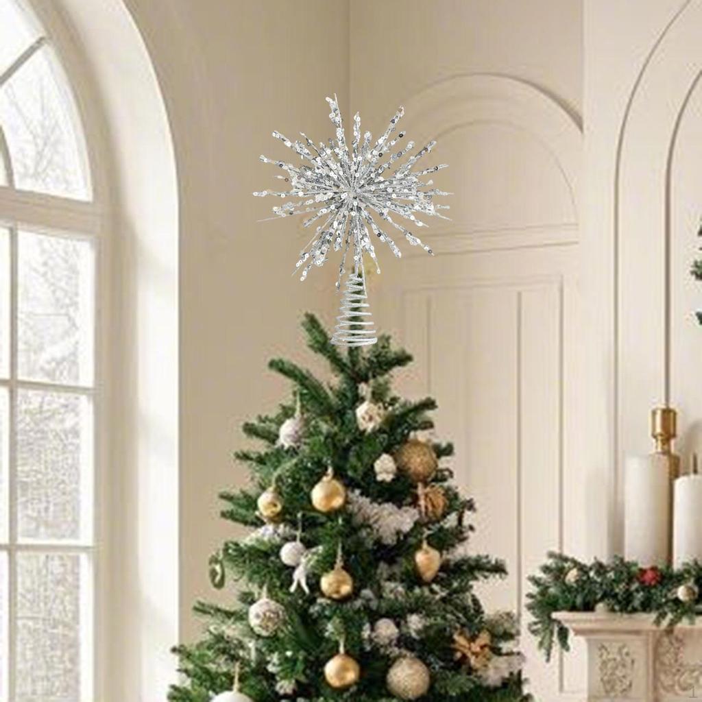 Treetop Versatile Sturdy Decorative Christmas Decoration Glitter Decor for Ballroom Venue Festival