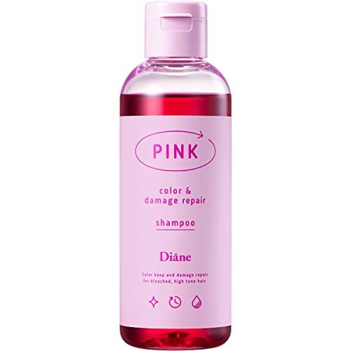 

Diane Diane Color Shampoo Pink Suppresses Yellowing, Color Charge & Damage Repair Warm Color 200ml