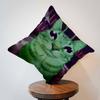 Cute Green Alien Cat Cushion Cover Pillow Cover Decor Pillowcase Printed Cushion Case for Couch