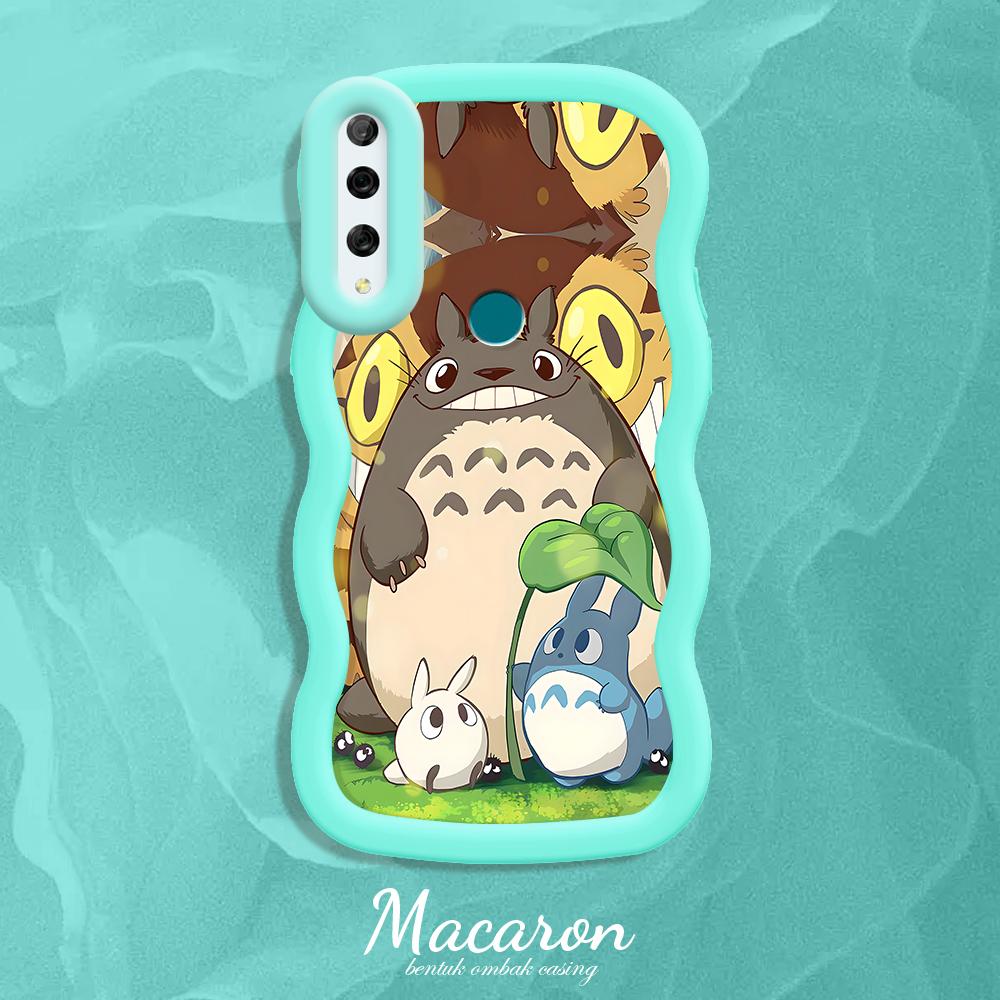 

Окрашенный узор Big Wave Edge Мягкий силиконовый материал Macaron чехол для телефона противоударный защитный резиновый чехол для iPhone Huawei Honor Infinix Tecno iPhone X синий