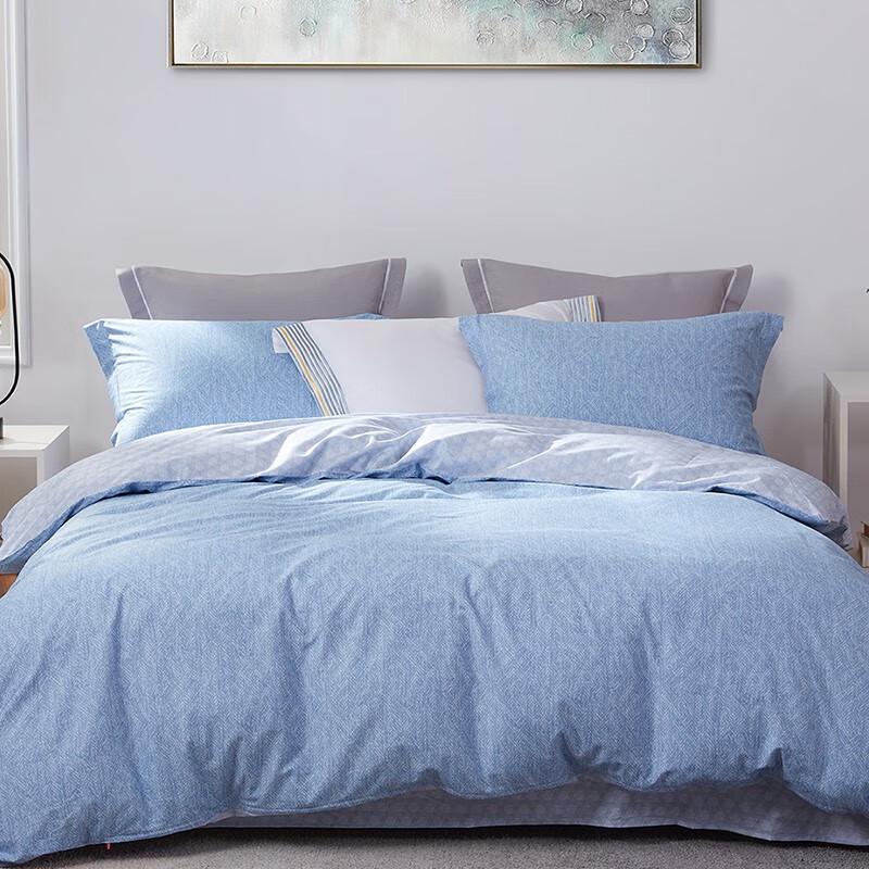 Mengjie Xuecen Pure Cotton Printed 4-Piece Bedding Set