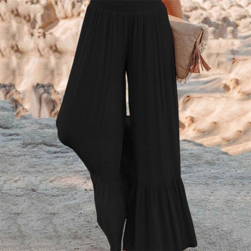 XL-5XL Women Trousers Casual Ladies Pants Casual Loose Pants Nipped Waist Trousers